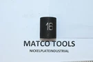 Matco Tools BP16M6V 3/8" Drive 16MM Impact Socket 6PT New. Fixed Price $17.49.