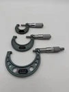 Mitutoyo Set 0.0001" Micrometers Made In Japan 0-1" 1-2" 2-3" 103-217, 103-136. Fixed Price $119.95.