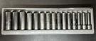 Snap On 15-PC 1/2" Drive 6-PT Flank Deep Impact Socket Set 10-24MM Usa. Fixed Price $375.00.