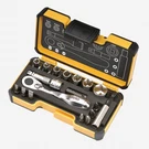 Felo 18PC Box Sockets, Bits, Mini Ratchet, Bitholder, Metric. Fixed Price $79.40.
