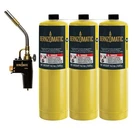 Bernzomatic Map Pro Gas Cylinder 3-PACK With Max Performance Torch TS8000. Fixed Price $103.99.