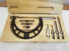 Craftsman 0-4" Micrometer Set With Standards Machinist Tool DJ4-844 Wood Box. Fixed Price $119.99.