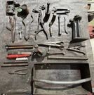 Antique Box Sale Valve Spring Compressor Tools And Miscellaneous. Fixed Price $175.00.