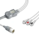 3-LEAD Ecg Cable For Philips M1972A Snap Aha EC-3005RS-A. Fixed Price $112.32.