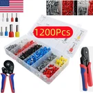 1200X Ferrule Crimper Plier Kit Electrical Cable Wire Terminal Crimping Tool Us. Fixed Price $31.99.