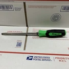 Snap On Tools SGD8BG Usa Green 3/8" Tip Soft Grip Flat Head Screwdriver New. Fixed Price $42.50.